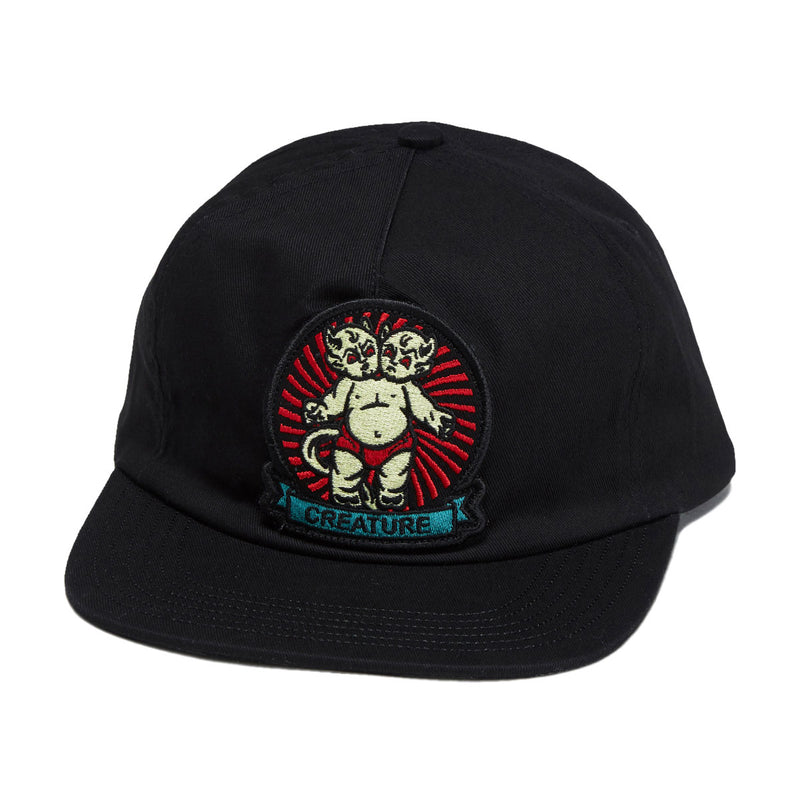 Creature Sideshow Snapback Hat - Black