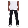 CRYSP DENIM Leader Cargo Flare Jet Black