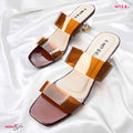 Crystalene Choclate Heel - MYRO