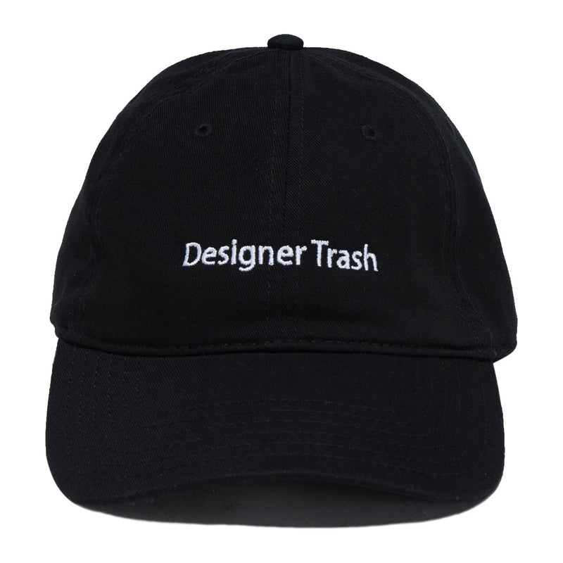 Designer Trash Dad Hat - Black
