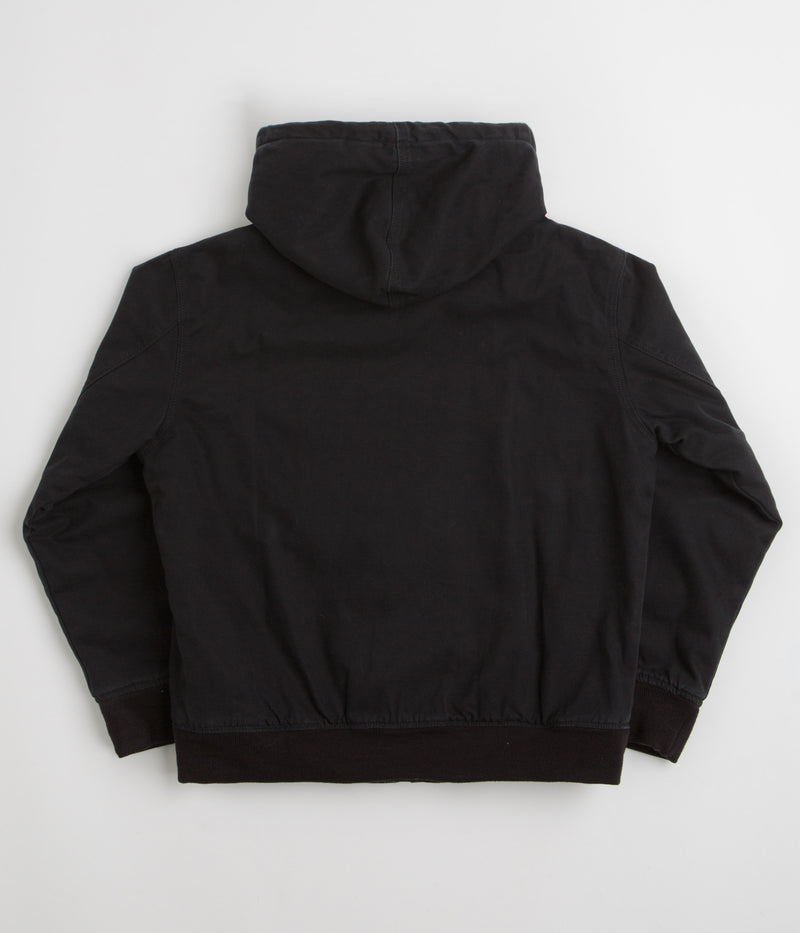 Dickies Hilham Hooded Canvas Jacket in Black