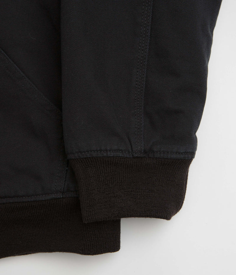Dickies Hilham Hooded Canvas Jacket in Black