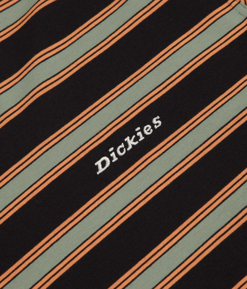 Dickies York Stripe T-Shirt in Black