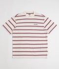 Dickies York Stripe T-Shirt in Egret