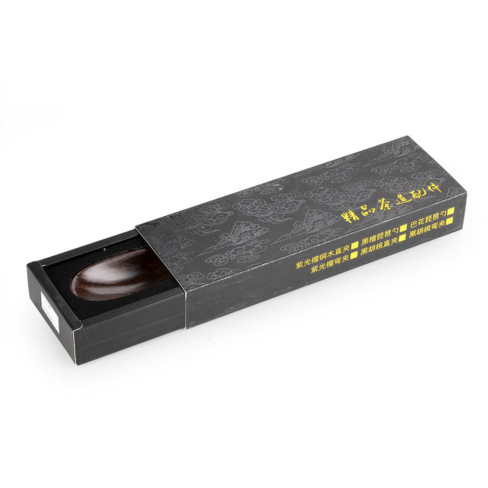 Ebony Pipa Tea Scoop
