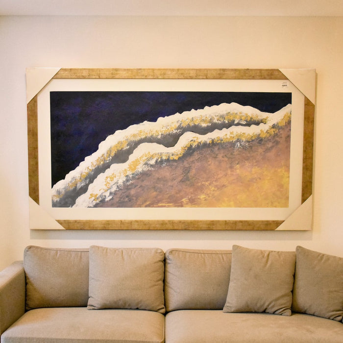 Ember leaf painting