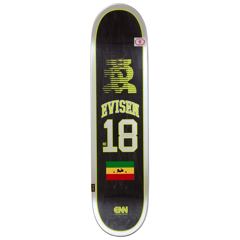 Evisen No. 18 Skateboard Deck - 8.38"