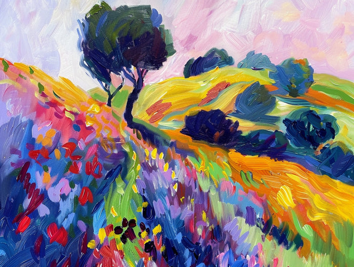 Expressive Wild Spring Meadow