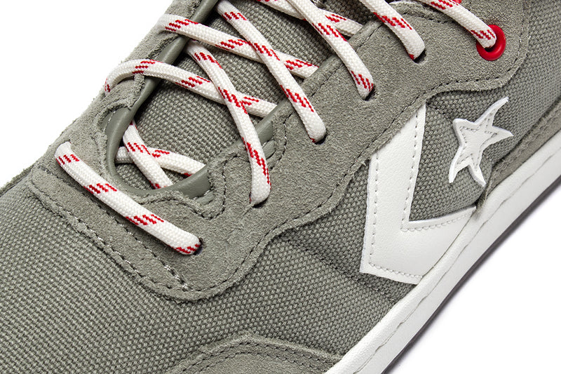 Converse | Fastbreak Pro Mid Style # A09186C Color : Light Field Surplus / Red / White