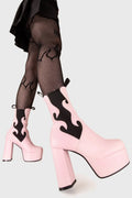 Feelings Platform Ankle Boots LAMODA