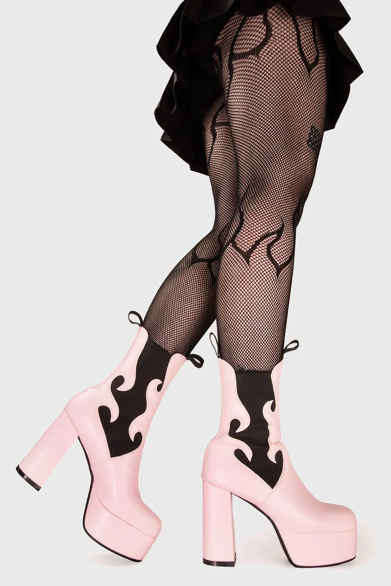 Feelings Platform Ankle Boots LAMODA