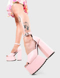 Yass Queen

Final Matter Platform Sandals in Pink faux leather. These sandals feature an adjustable pink ankle strap with silver eyelets and 'O' ring shaped buckles, slay the game one platform at a time. Made with eco-friendly materials and 100% cruelty-free, these platform boots are as ethical as they are HOT!

- Platform Height
- Heel Height
- Adjustable pink ankle strap
- Silver eyelets with 'O' ring shaped buckle
- Platform sole
- Shark's teeth grip
- Round Toe 
- 100% vegan 

SKU: LMF 2678 - PinkPU