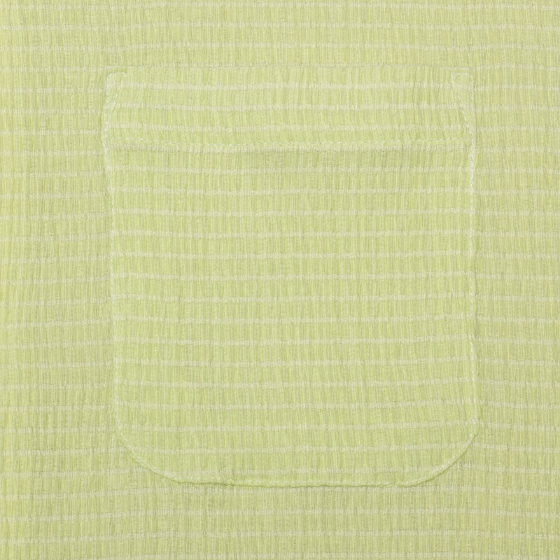 Stussy | Flat Bottom Crinkled Shirt Style # 1110324 Color : Lime