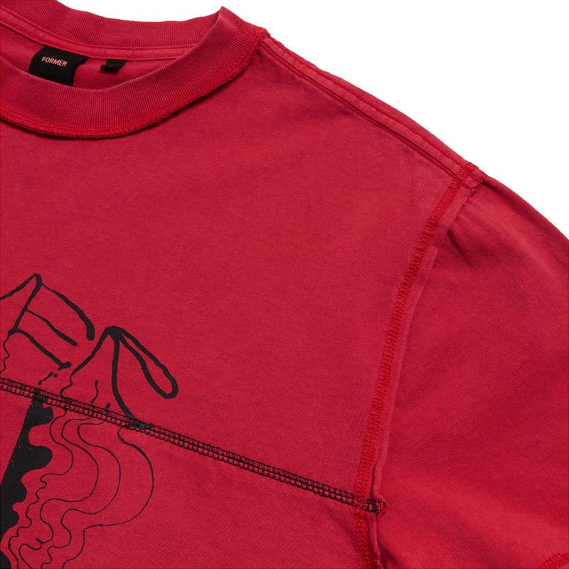 Former Oscillation T-Shirt - Washed Cherry