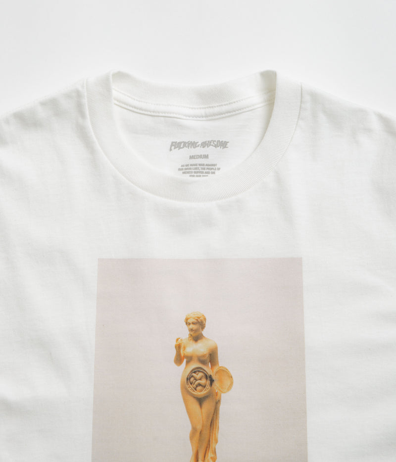 Fucking Awesome 2025 Statue T-Shirt in White