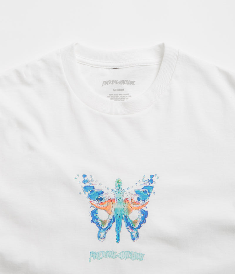 Fucking Awesome Butterfly T-Shirt in White