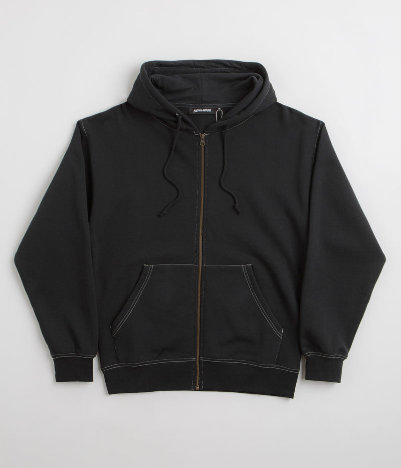 Fucking Awesome Contrast Stitch Hoodie in Black