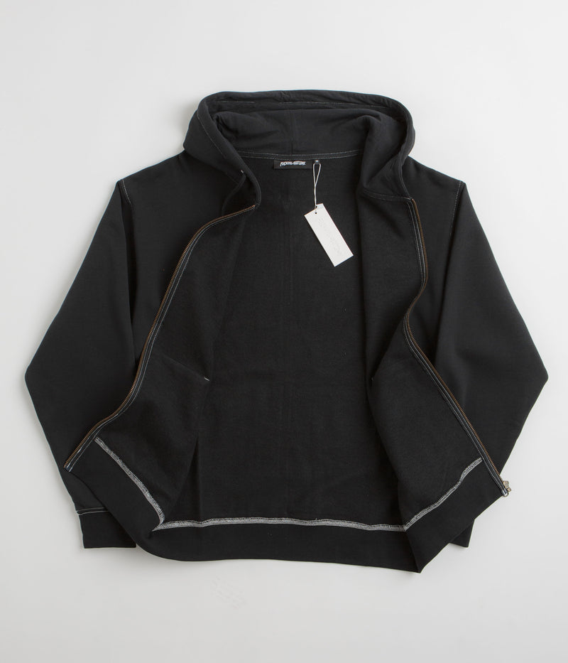 Fucking Awesome Contrast Stitch Hoodie in Black