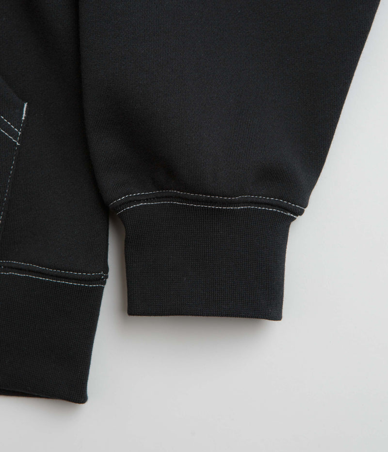 Fucking Awesome Contrast Stitch Hoodie in Black