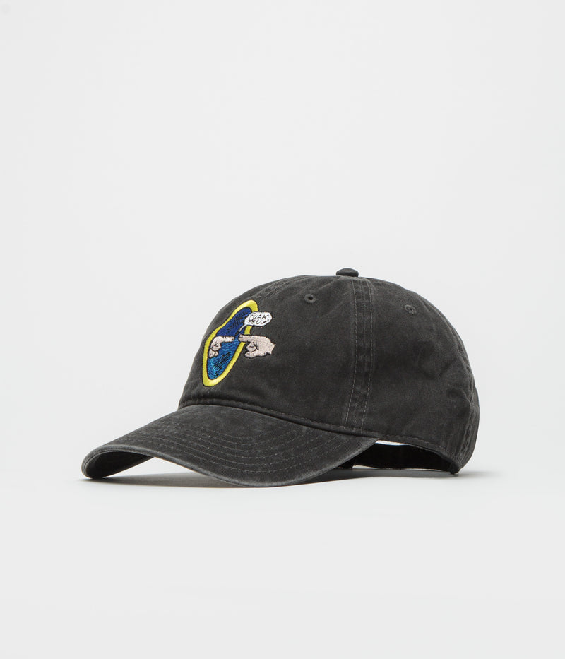 Fucking Awesome Fuck You Embroidered Cap in Black