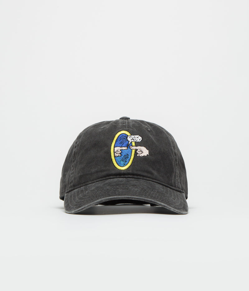 Fucking Awesome Fuck You Embroidered Cap in Black