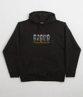 Fucking Awesome Spike Repeat Embroidered Hoodie in Black