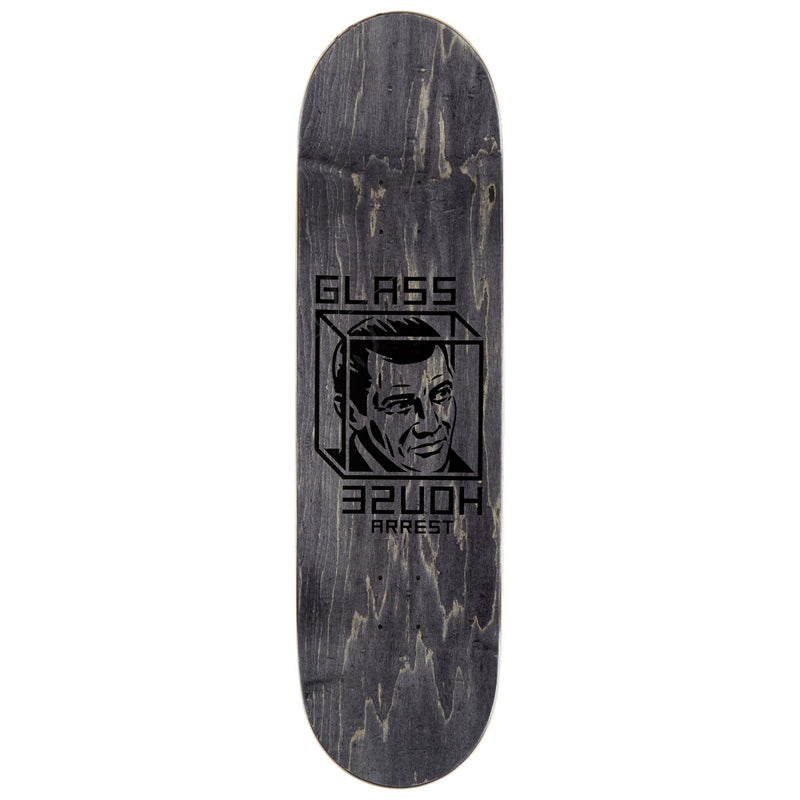 Glass House Wallin House Arrest Skateboard Deck - Flourescent Orange - 8.88"
