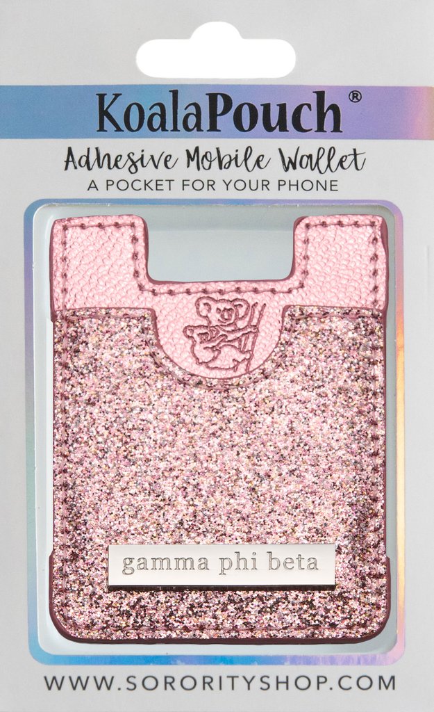 Glitter Koala Pouch - Gamma Phi Beta