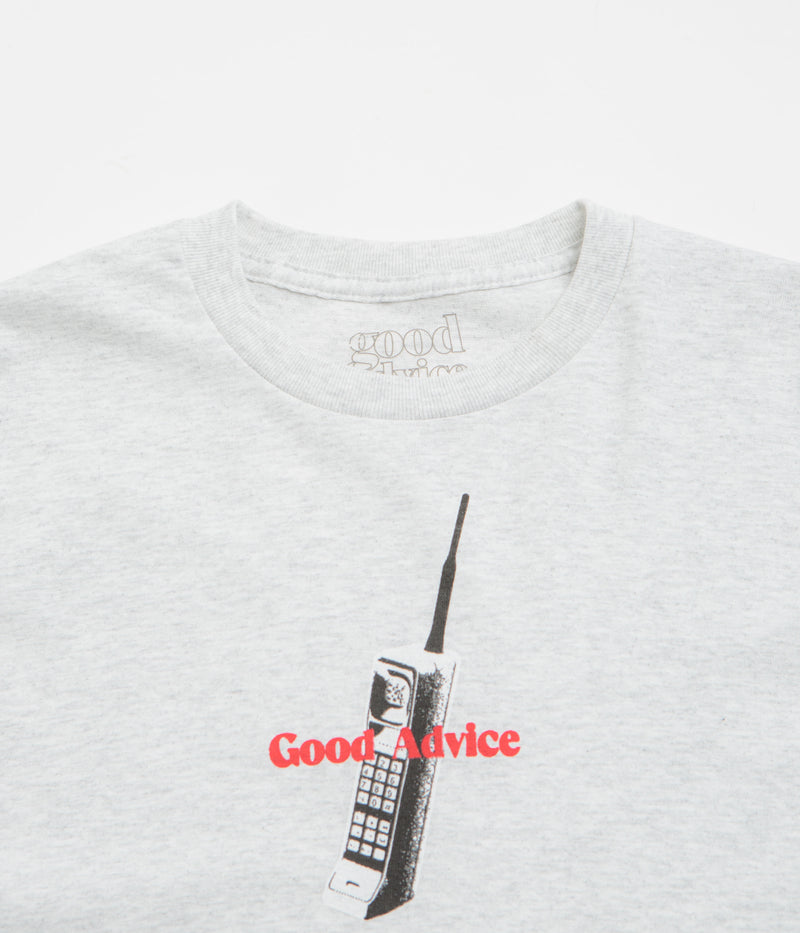 Good Advice Chat Line T-Shirt in Ash