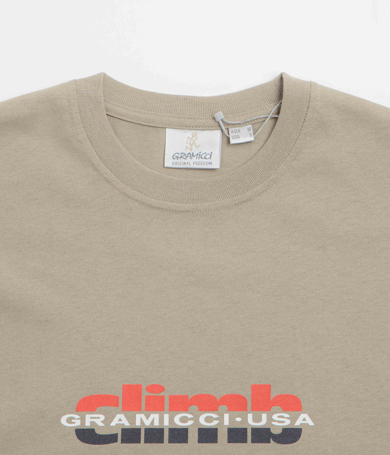 Gramicci Climb T-Shirt in Khaki