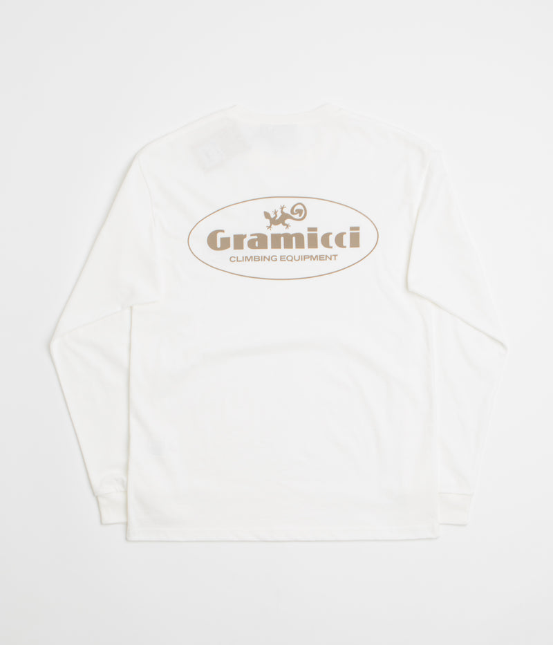 Gramicci Climbing Equipment Long Sleeve T-Shirt in White