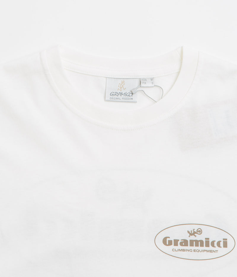 Gramicci Climbing Equipment Long Sleeve T-Shirt in White