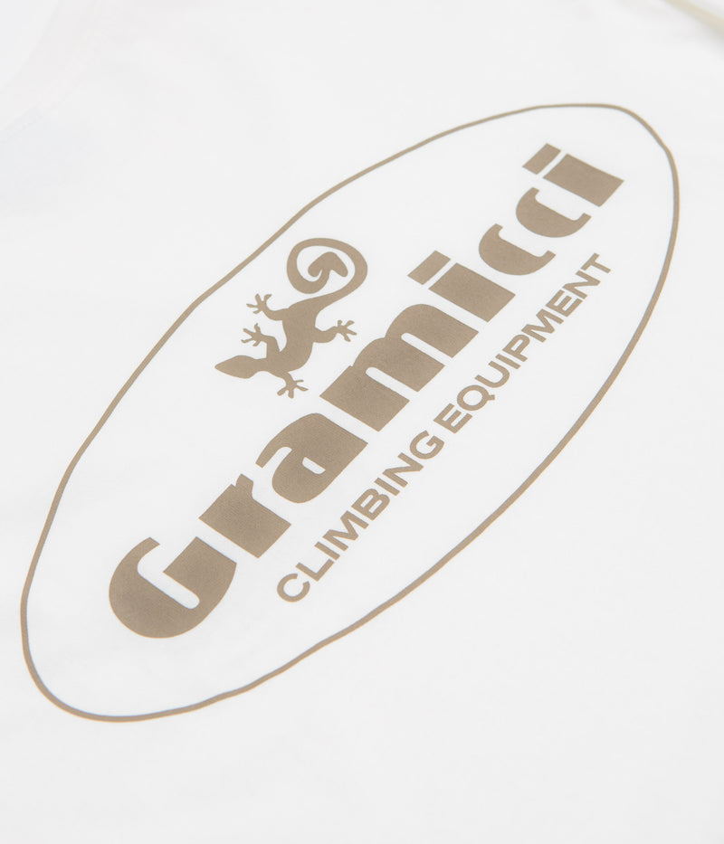 Gramicci Climbing Equipment Long Sleeve T-Shirt in White