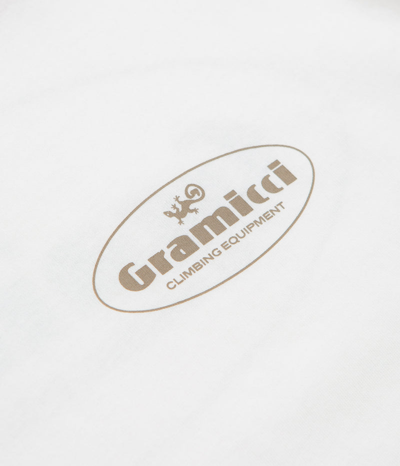 Gramicci Climbing Equipment Long Sleeve T-Shirt in White