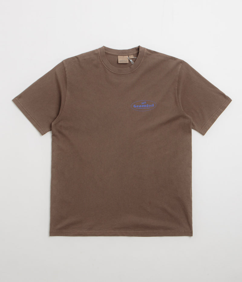 Gramicci Climbing Equipment T-Shirt in Brown Pigment