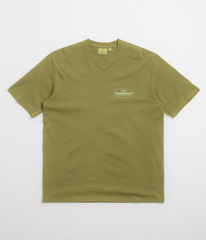 Gramicci Climbing Equipment T-Shirt in Pistachio Pigment