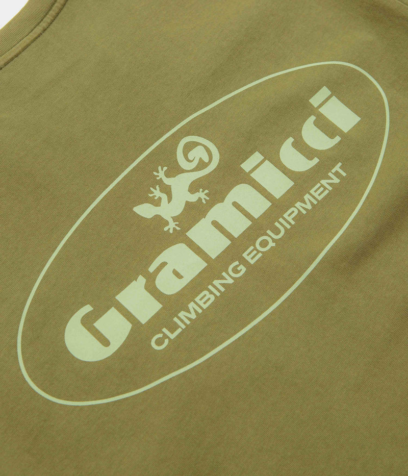Gramicci Climbing Equipment T-Shirt in Pistachio Pigment