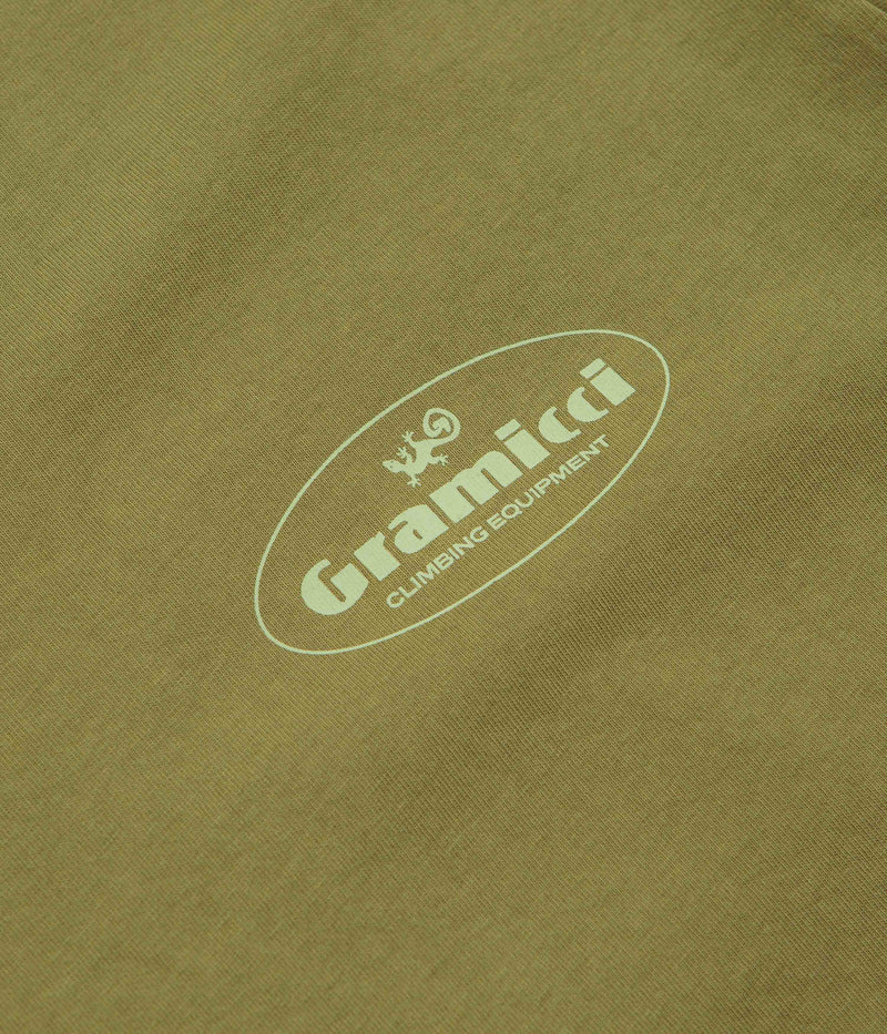 Gramicci Climbing Equipment T-Shirt in Pistachio Pigment