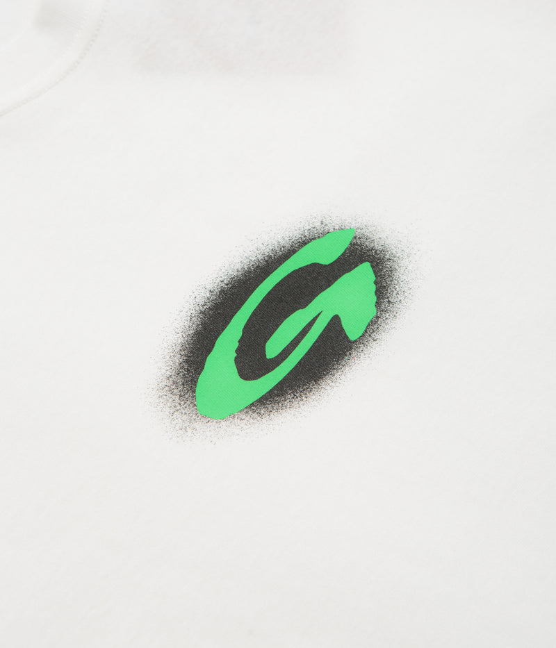 Gramicci G-Blur T-Shirt in White and Green
