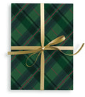 Heirloom Christmas Green Plaid Gift Wrap