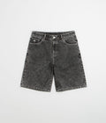 Helas Dieu Grec Jean Shorts in Washed Black