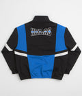 Helas Hoop Quarter Zip Sweatshirt in Blue and Black
