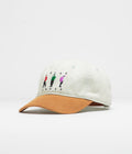 Helas Jazzy Cap in Light Blue and Brown