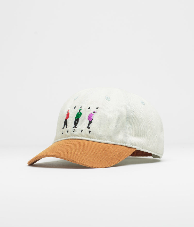 Helas Jazzy Cap in Light Blue and Brown