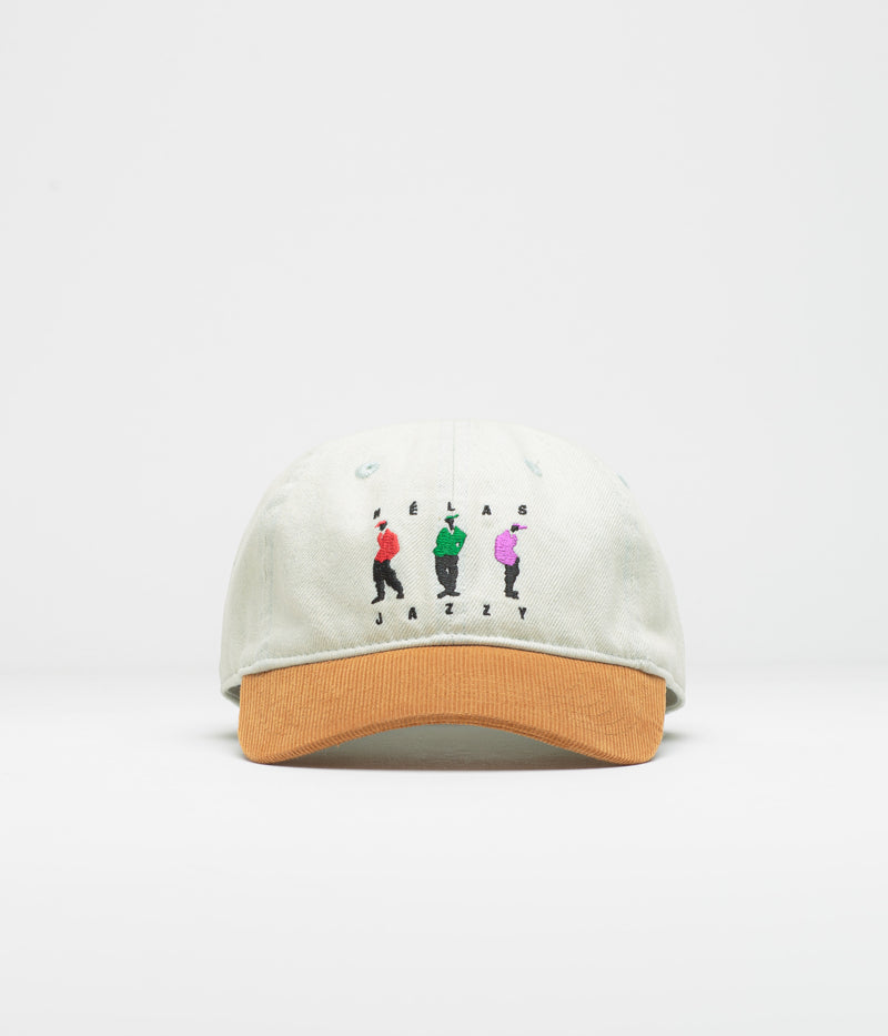 Helas Jazzy Cap in Light Blue and Brown