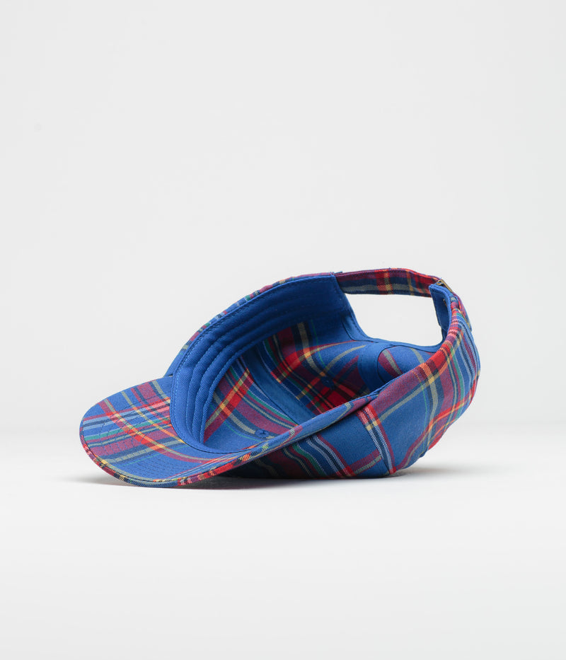 Helas Laurent Cap in Checked Blue