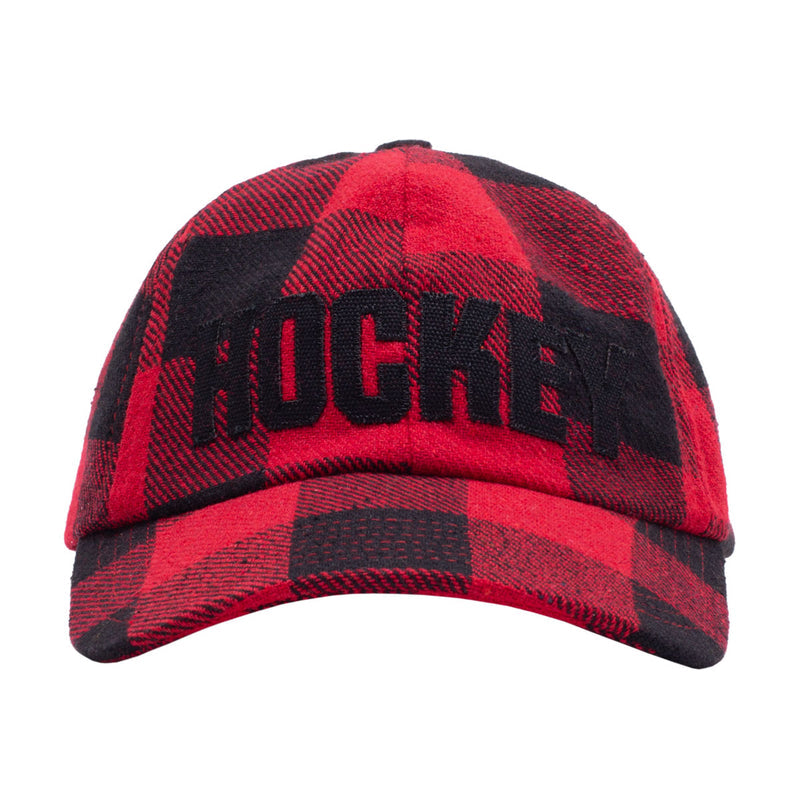 Hockey Plaid Hat - Red