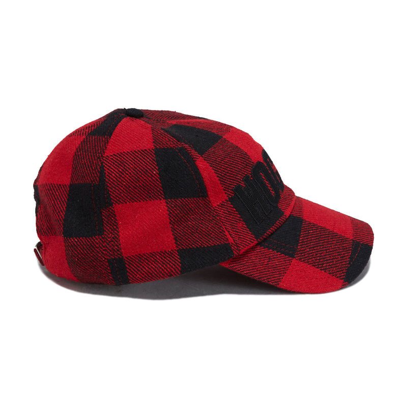 Hockey Plaid Hat - Red