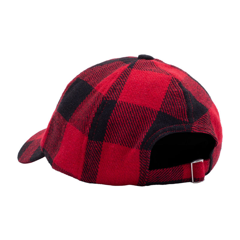 Hockey Plaid Hat - Red