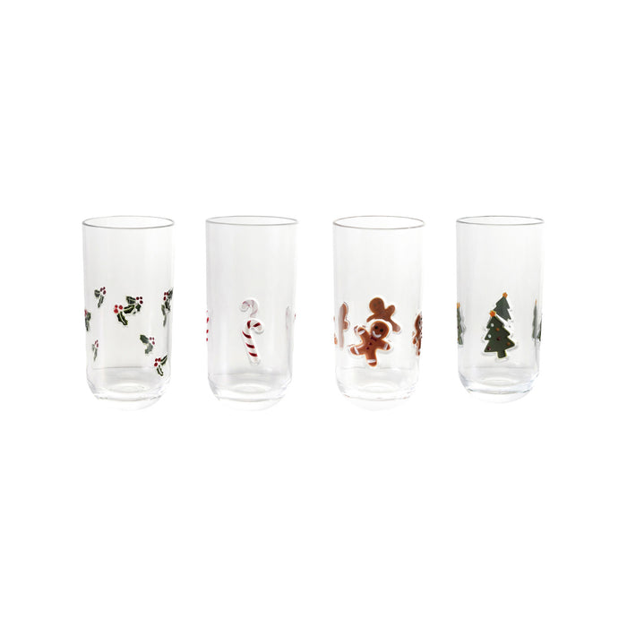 Holiday Acrylic Drinking Glass